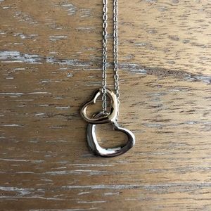 Heart necklace.
